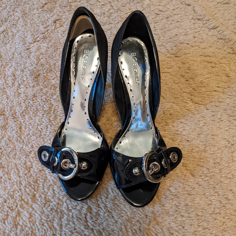 BCBGirls black heels size 8.5
